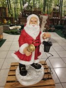 Weihnachtsmann mit Laterne, stehend